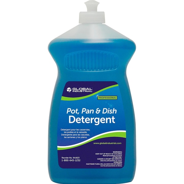 Pot, Pan & Dish Detergent, 28 oz. Bottle, 6PK